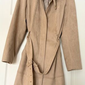 INC International Concepts Tan Trench Coat